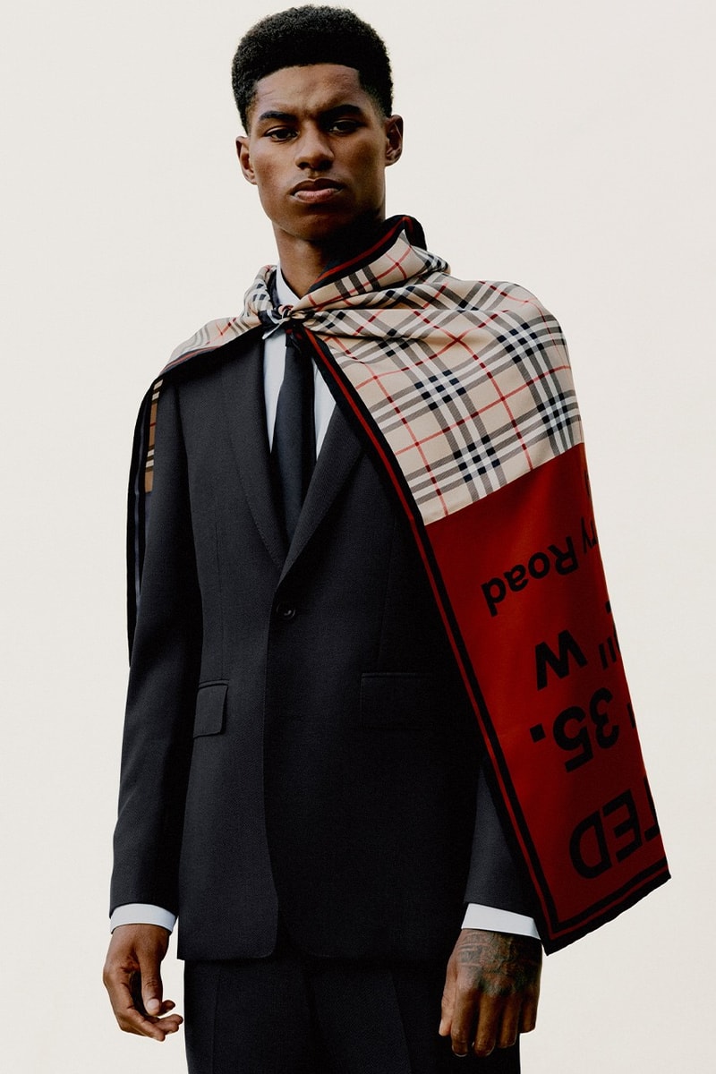 Burberry Marcus Rashford Food Poverty Campaign Donations Charity Project UK School Meals