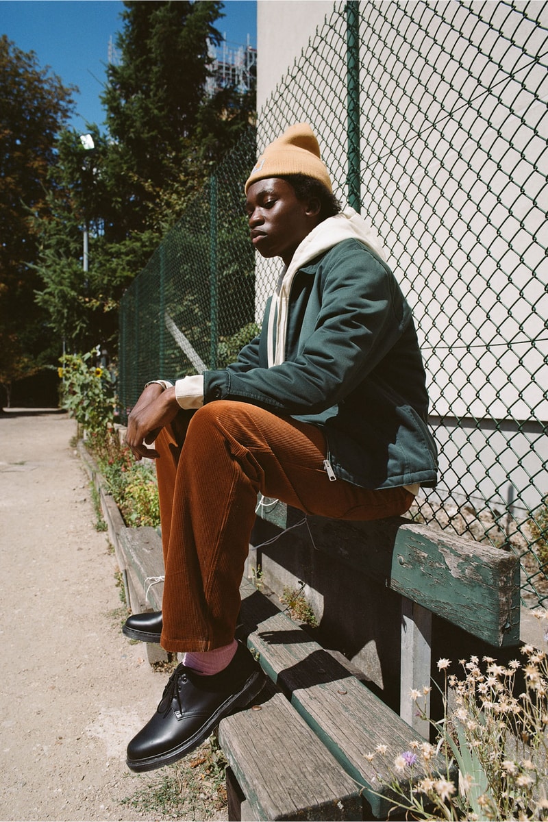 carhartt wip tactile classics corduroy collection fall winter jackets shirts overalls