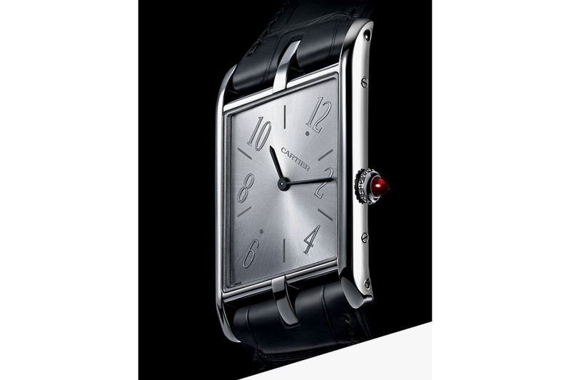 cartier tank asymetrique watches luxury prive collection rectangular skeleton limited edition