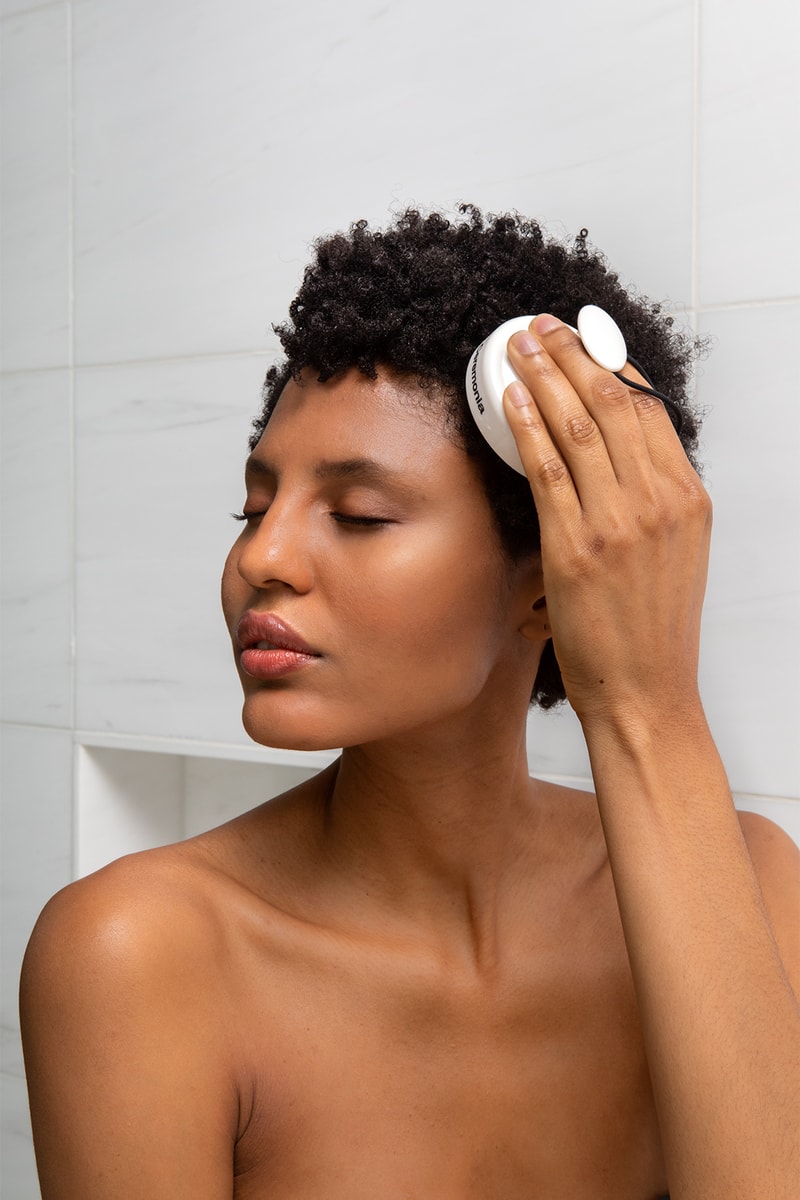 ceremonia sustainable clean latinx haircare brand scalp masajeador