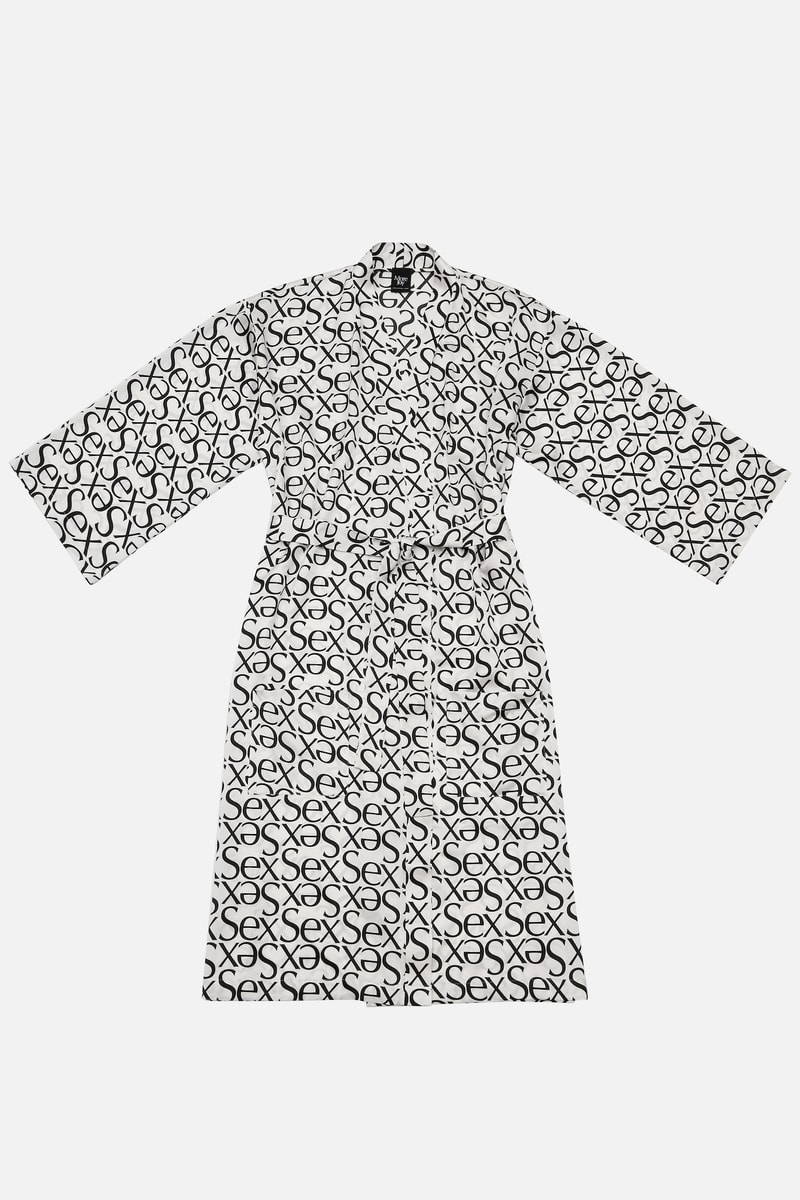 Christopher Kane More Joy Festive Collection Release Earrings Door Mat Vinyl Robe Sex Print Love 