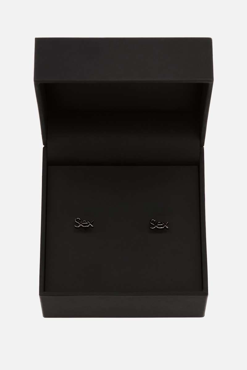 Christopher Kane More Joy Festive Collection Release Earrings Door Mat Vinyl Robe Sex Print Love 