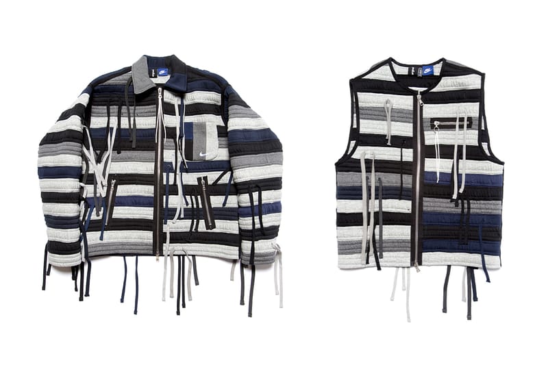 clothsurgeon Returns With New Nike Jacket and Vest Made of Old Waistbands