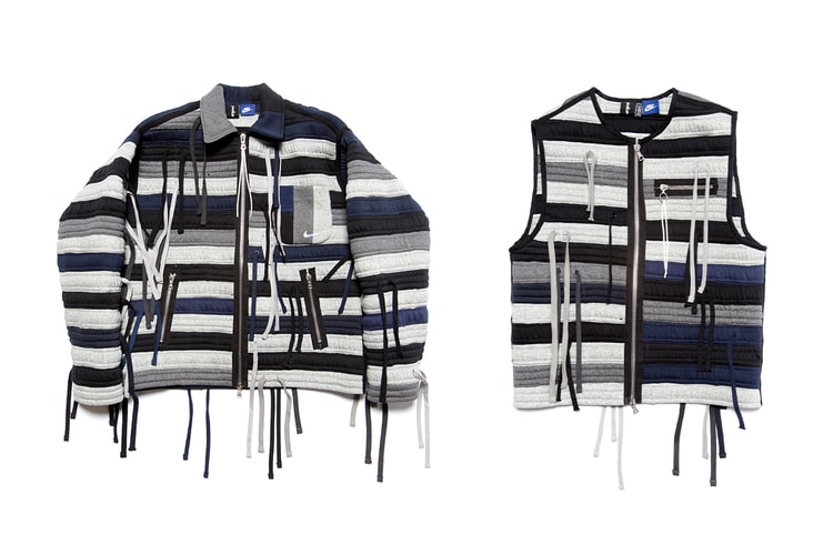 clothsurgeon Returns With New Nike Jacket and Vest Made of Old Waistbands