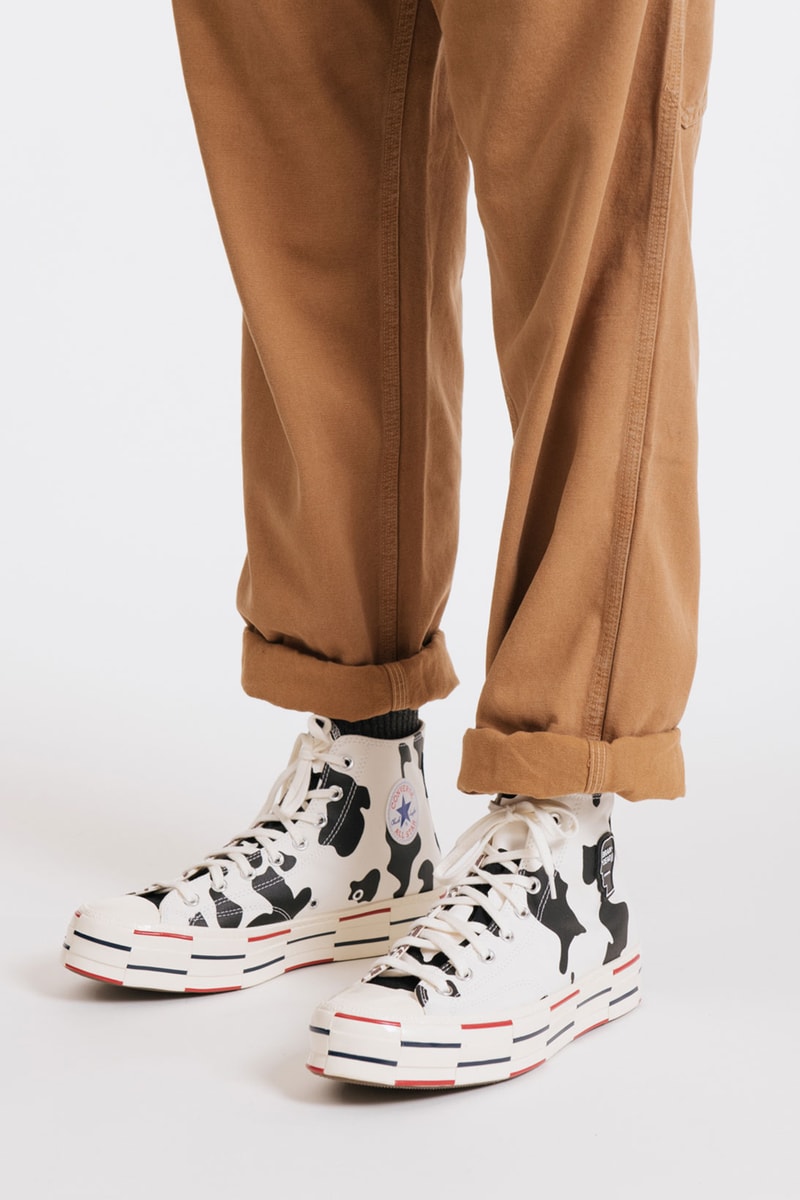 brain dead converse chuck 70 bosey mc collaboration cow animal print price release blood orange inner city youth los angeles