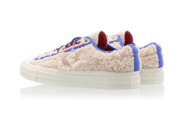 converse star player ox sherpa fleece cozy cream fuchsia white swan cactus flower lowtop