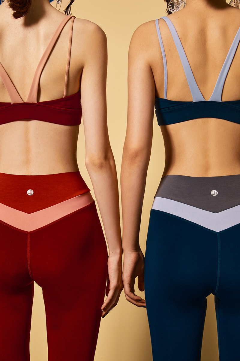 doverist activewear athleisure brand fall winter collection lookbook sports bras leggings