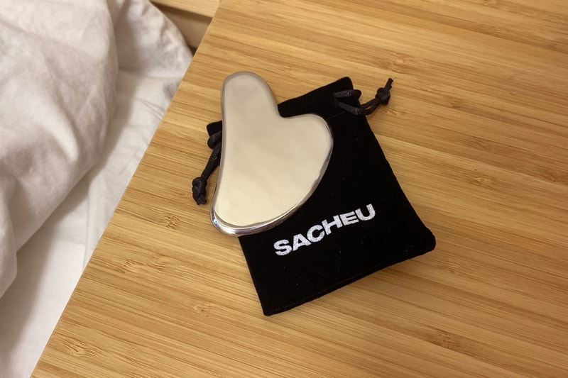 sacheu sarah cheung beauty gua sha stainless steel massaging tool