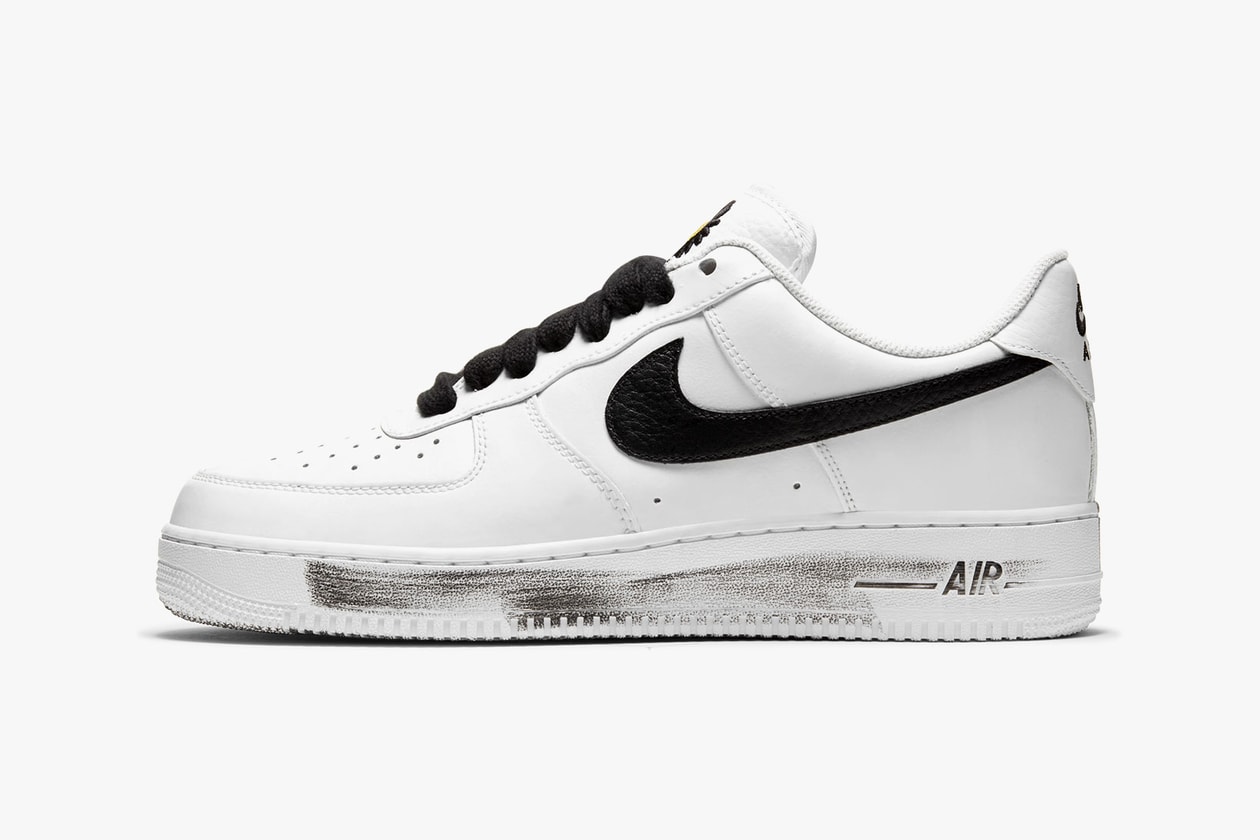 g-dragon peaceminusone nike air force 1 af1 para-noise white pmo official look release where to buy