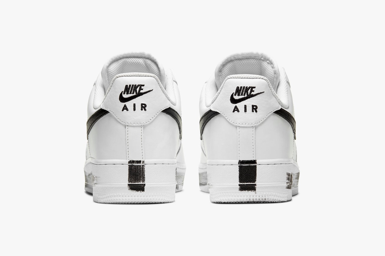 g-dragon peaceminusone nike air force 1 af1 para-noise white pmo official look release where to buy