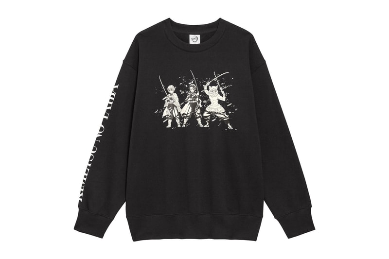 demon slayer kimetsu no yaiba GU uniqlo collaboration sweatshirts hoodies tshirts socks release date