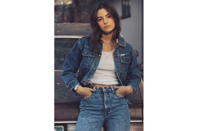 guess vintage jeans denim program 80s 90s triangle logo jackets vests sweaters launch
