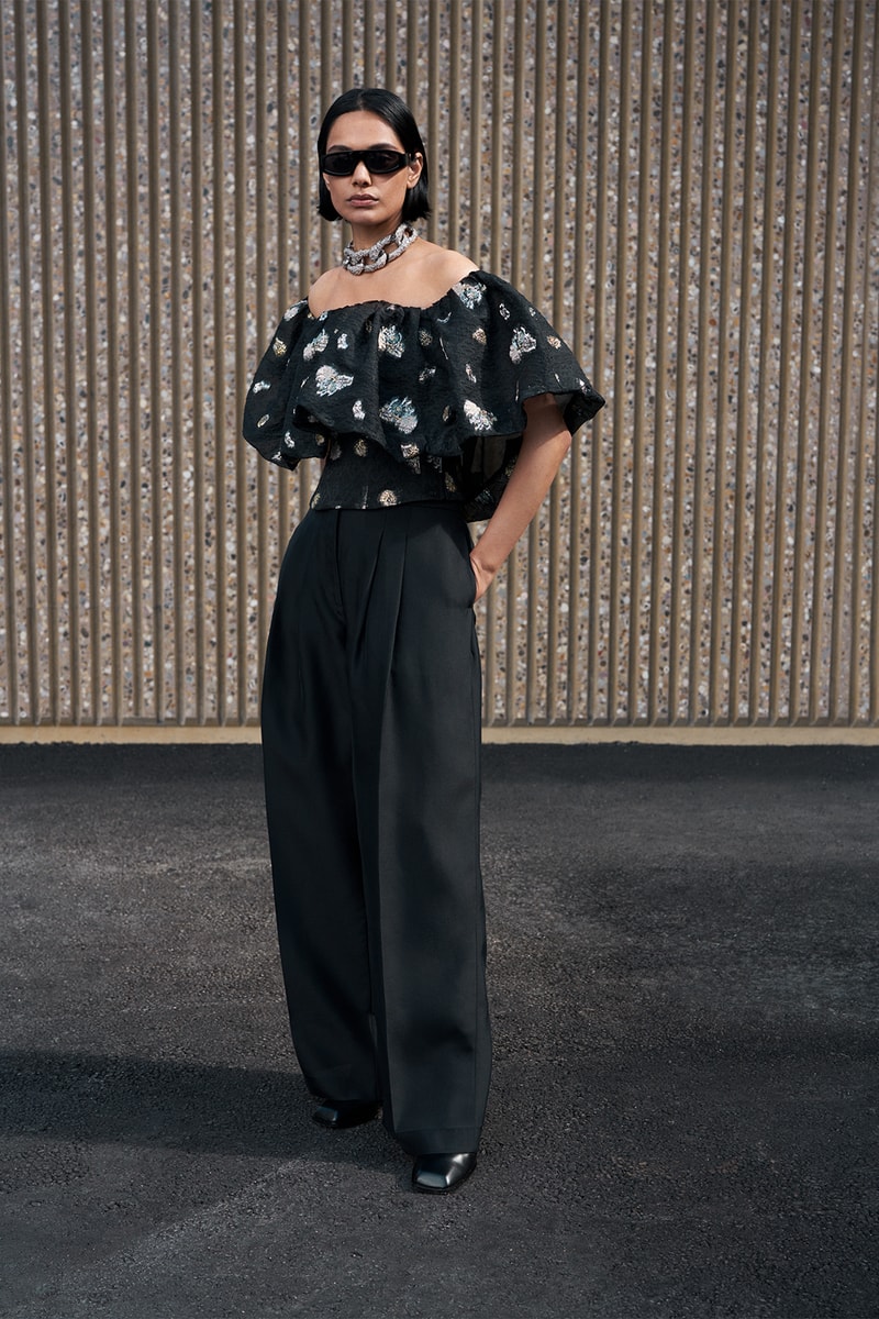 hm conscious exclusive fall winter collection sustainable campaign dresses blazer 
