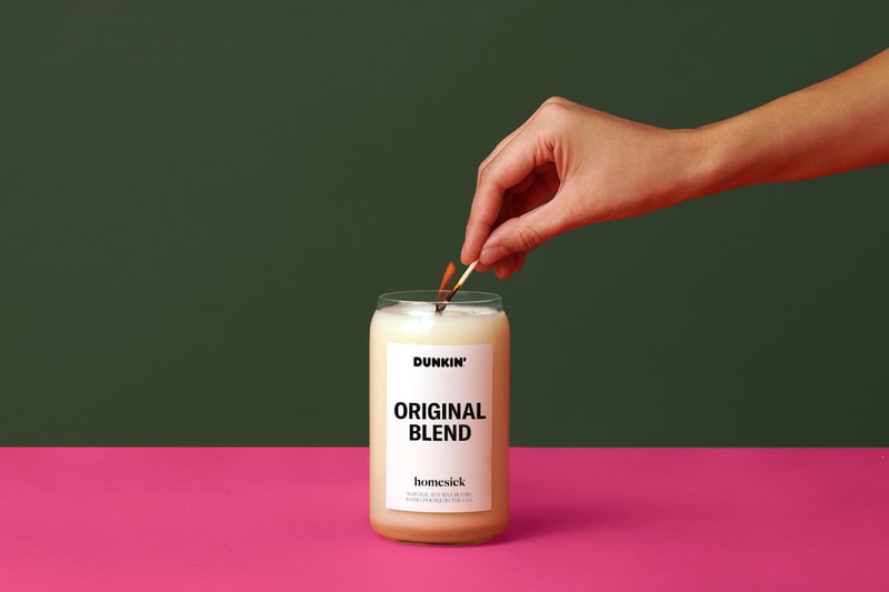 Homesick Dunkin' Donuts Limited-Edition Candles Old Fashioned Original Blend Coffee Scent Food Inspiration Where to Buy