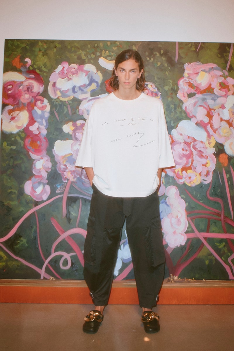 jw jonathan anderson oscar wilde unisex capsule collection tees bags campaign