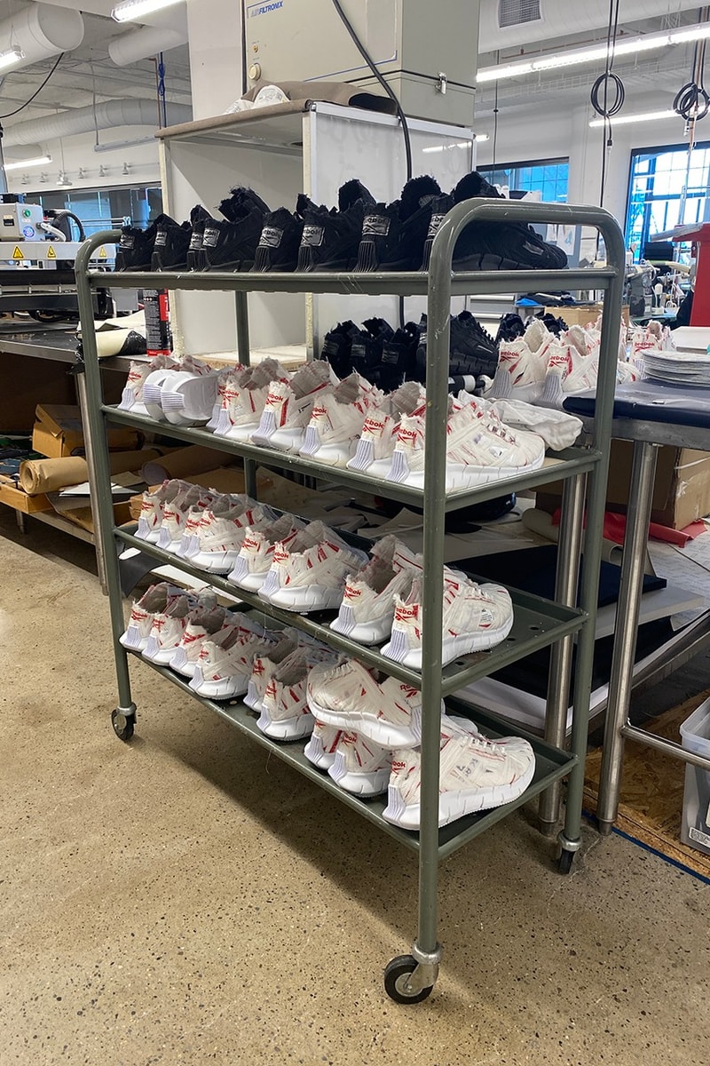 KANGHYUK x Reebok Zig Kinetica Advanced Concepts Release Sneaker Shoe Black White Red Leftover Materials