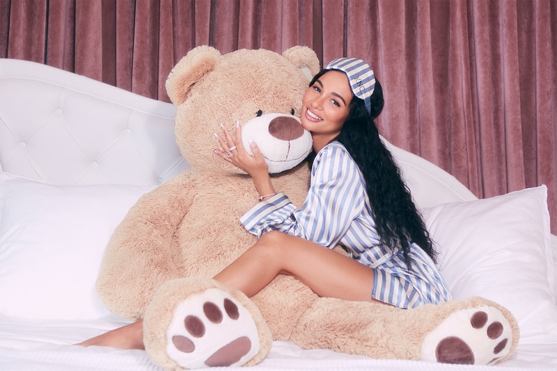 kristen noel crawley morgan lane holiday collection campaign lingerie sleepwear loungewear pajamas robes eye masks