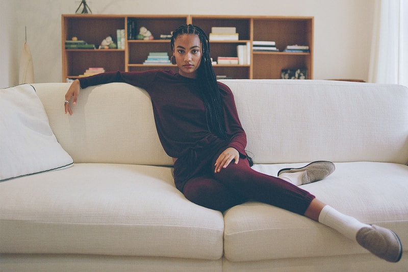 leset resort 2021 loungewear collection knitwear cardigan sweaters jogger pants release