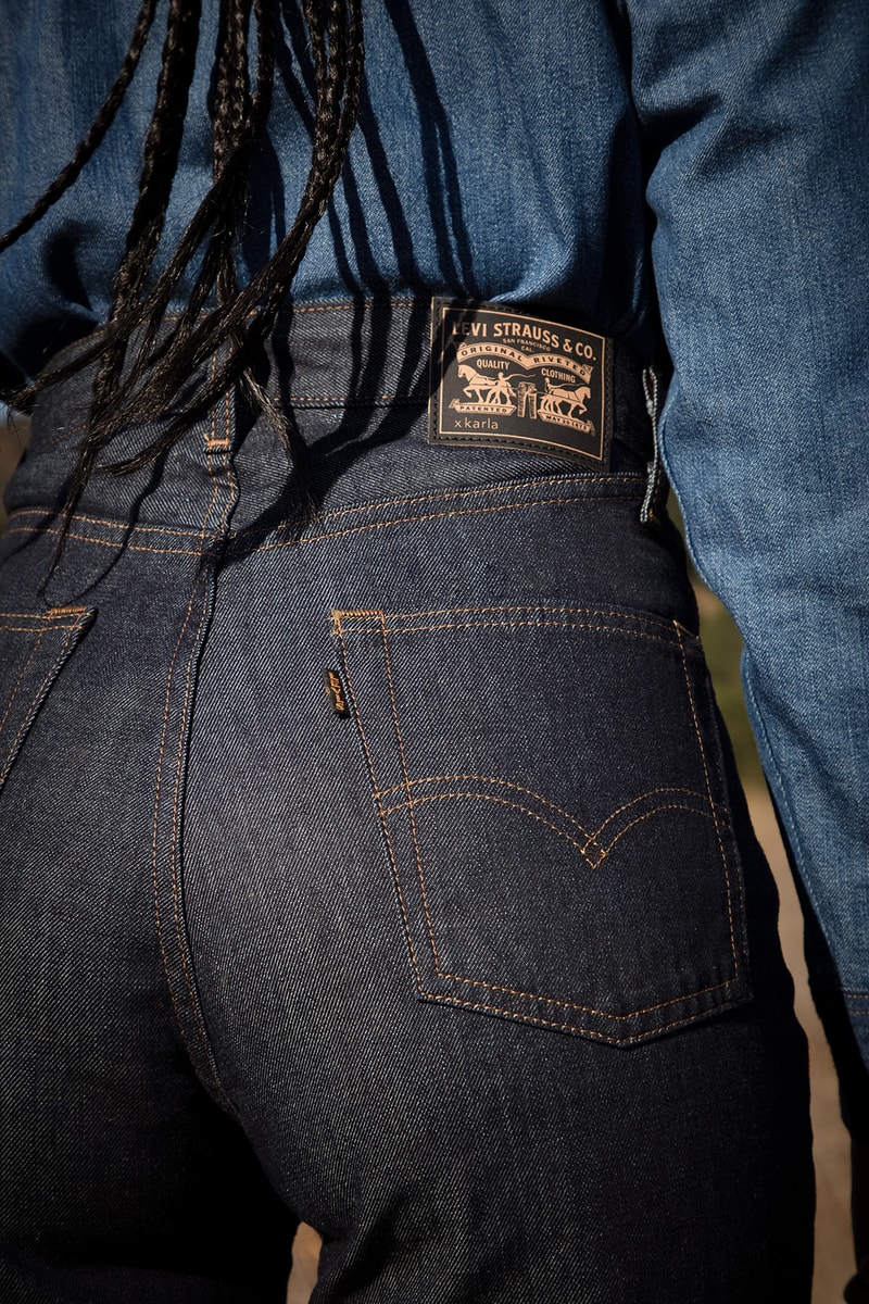levis x karla fall winter collaboration denim jeans jacket outerwear 