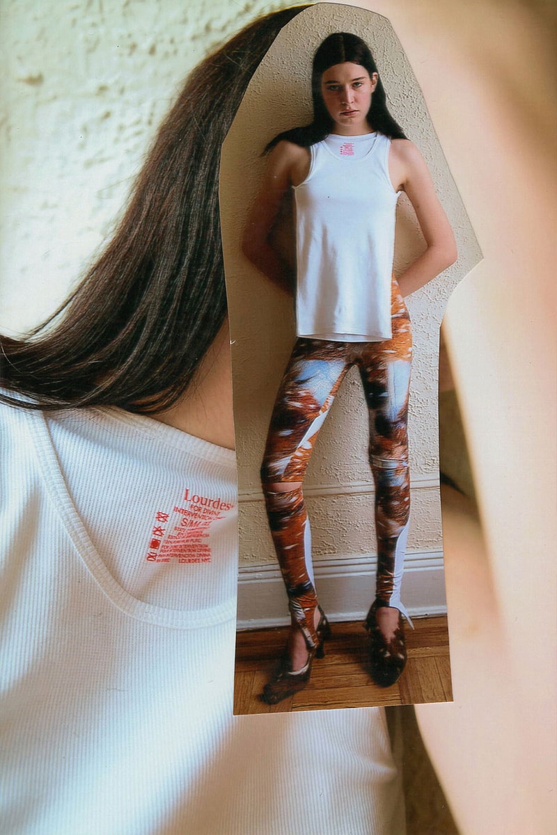 lourdes new york spring summer 2021 divine intervention collection lookbook andreas aresti jerseys dresses jeans denim