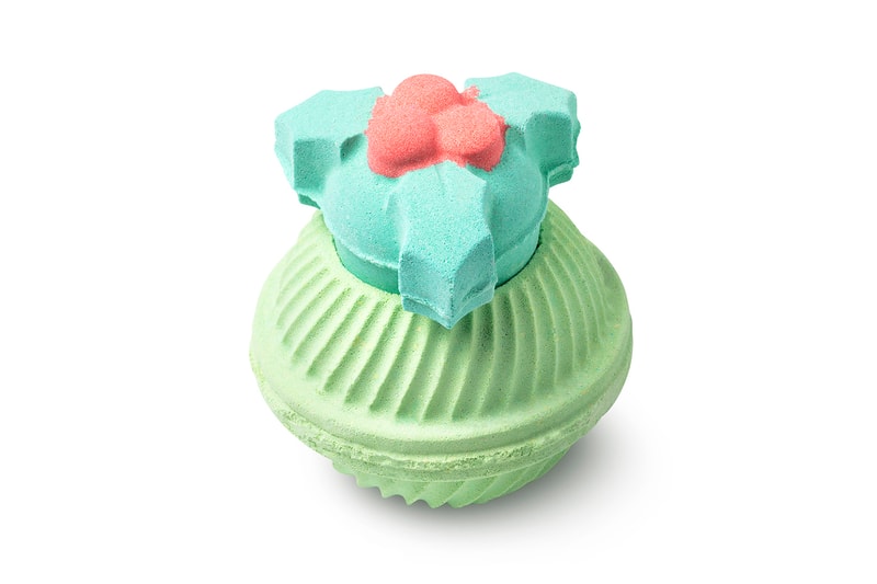 Lush Cosmetics Holiday Christmas Bath Bomb Collection Candy Cane Polar Bear Mistletoe