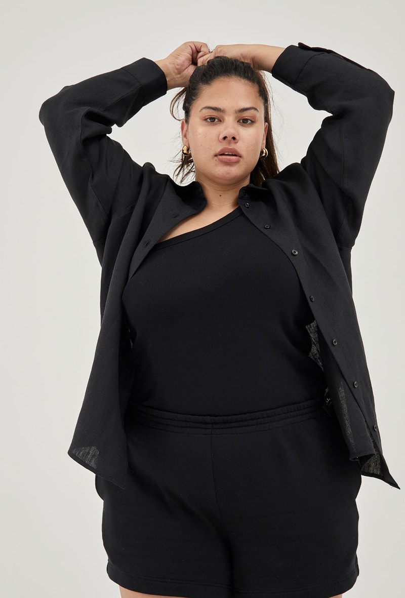 maggie marilyn somewhere sport loungewear sweatshirts track shorts tshirts sustainable eco-friendly dtc model announcement