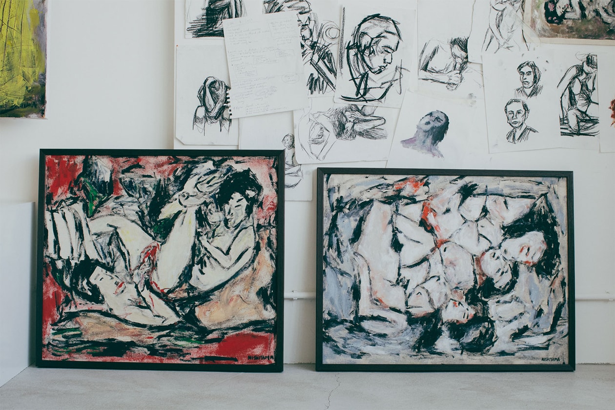 mizuki nishiyama artist hong kong japan italy interview oil paintings love and lust shunga mental health anxiety trauma