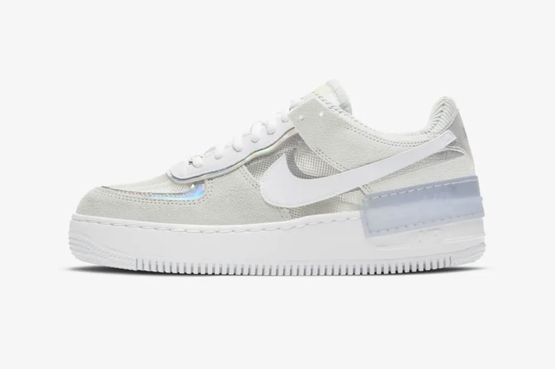 nike air force 1 af1 shadow pure platinum white womens sneakers price release