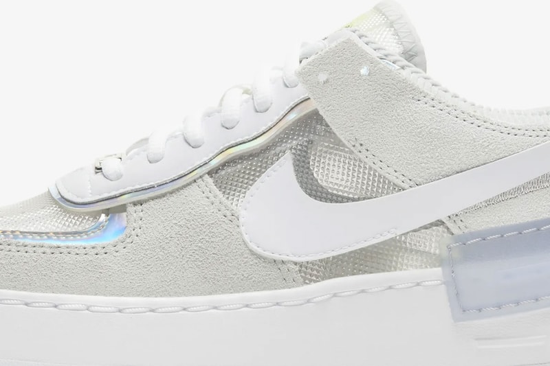 nike air force 1 af1 shadow pure platinum white womens sneakers price release