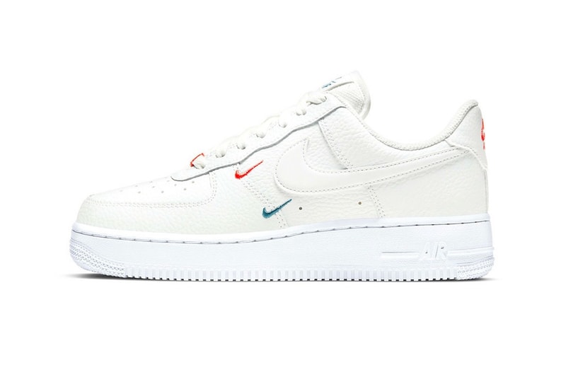 nike air force 1 sneakers white orange blue miami dolphins colorway sneakerhead shoes footwear