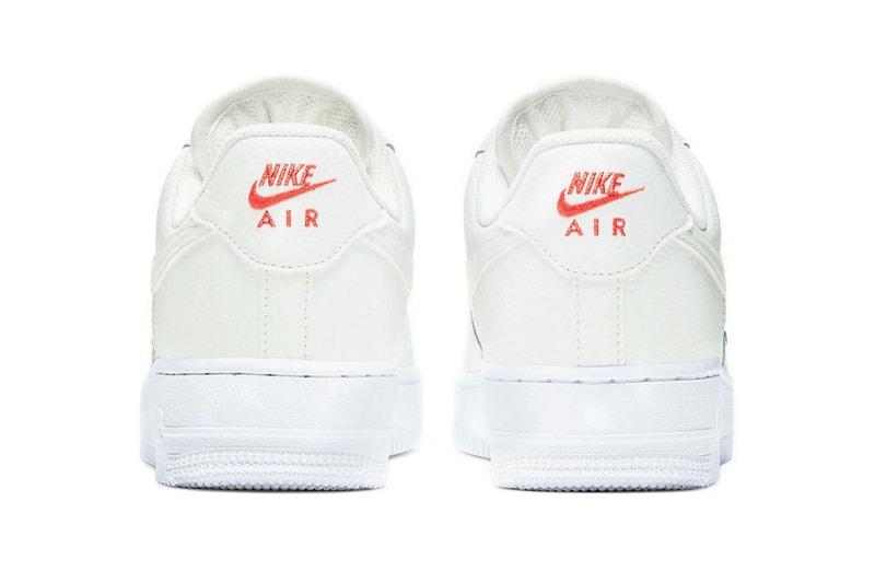 nike air force 1 sneakers white orange blue miami dolphins colorway sneakerhead shoes footwear