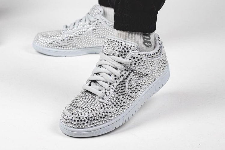 A Closer Look at the Swarovski Crystal-Covered CPFM x Nike Dunk Low