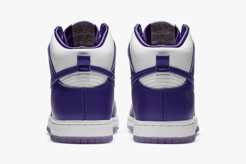 nike dunk high varsity purple white womens sneakers price release info DC5382-100