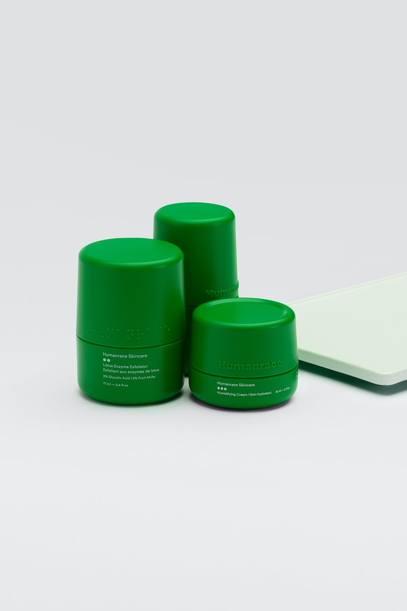 Pharrell Williams Humanrace Skincare Collection Cleanser Moisturizer Cream Exfoliator