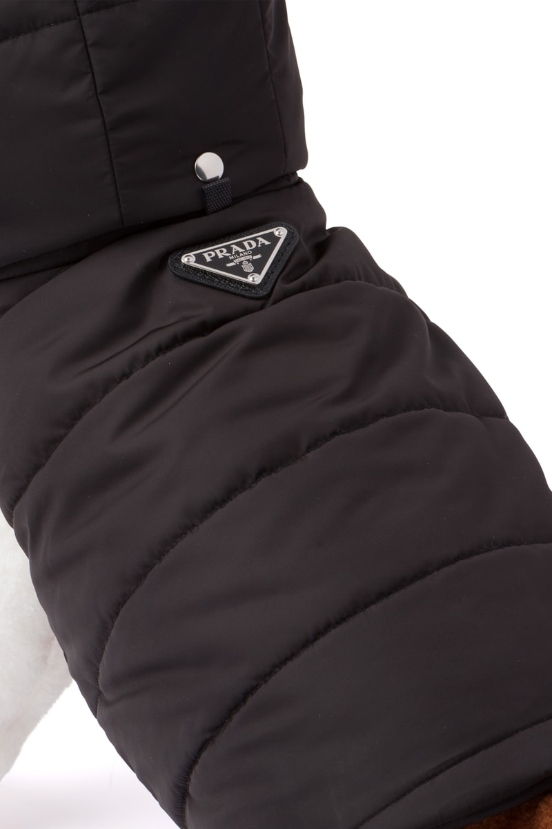 Prada Logo Dog Coats & Jackets Holiday 2020 Collection Pet Apparel Vest Puffer 