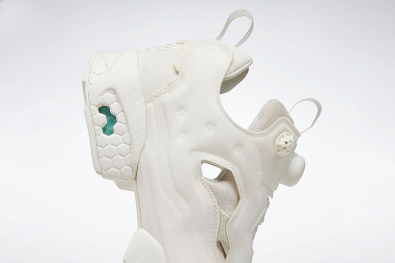 snidel reebok instapump fury white minimal chunky sneakers collaboration release