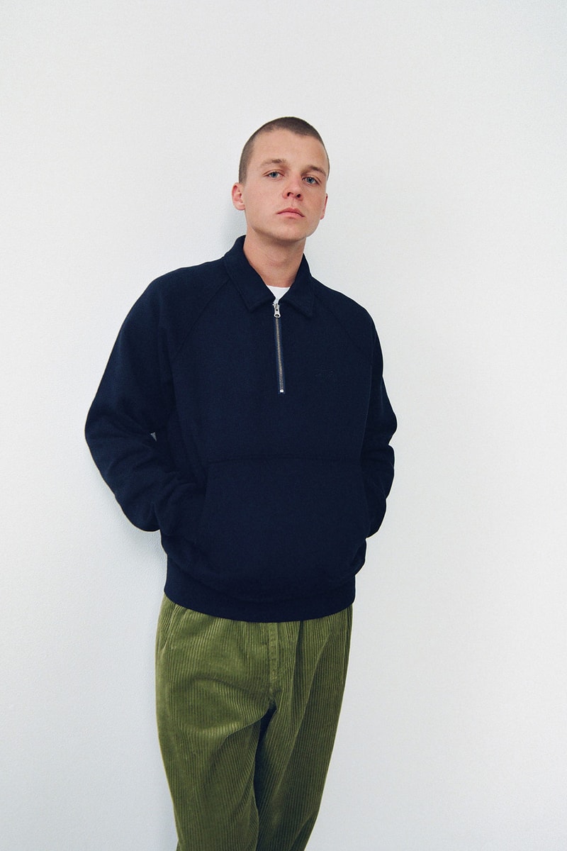 stussy holiday collection lookbook womenswear fall winter knit sweaters vests jackets release