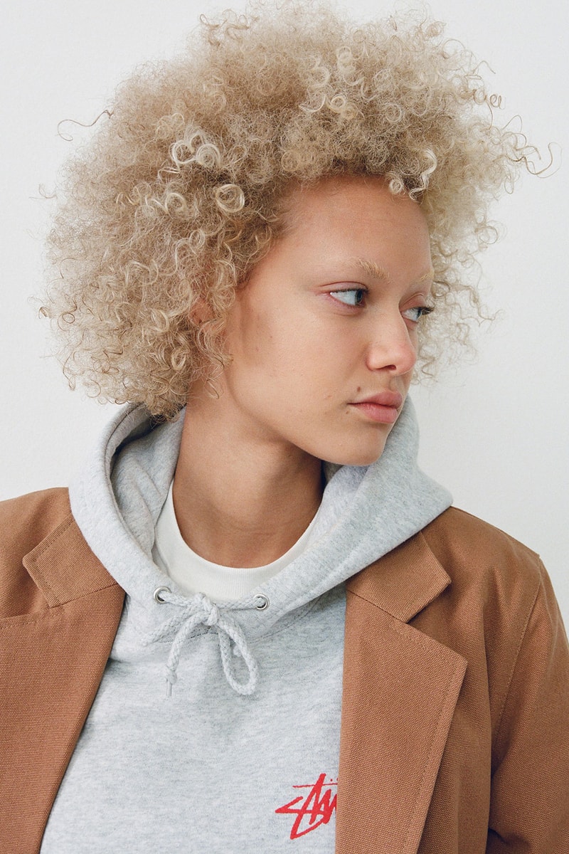 stussy holiday collection lookbook womenswear fall winter knit sweaters vests jackets release