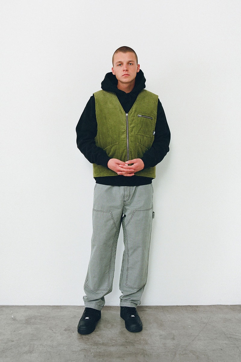 stussy holiday collection lookbook womenswear fall winter knit sweaters vests jackets release