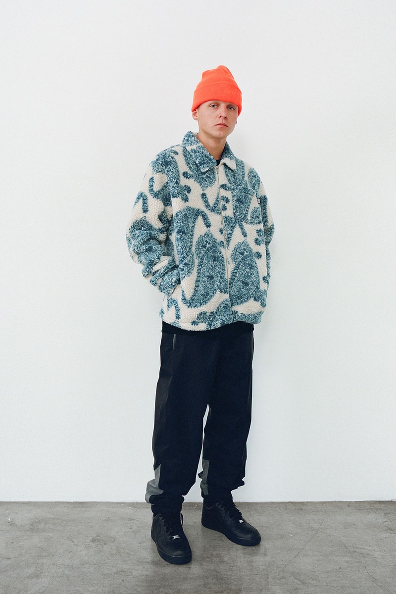 stussy holiday collection lookbook womenswear fall winter knit sweaters vests jackets release