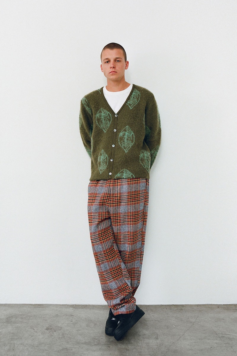 stussy holiday collection lookbook womenswear fall winter knit sweaters vests jackets release