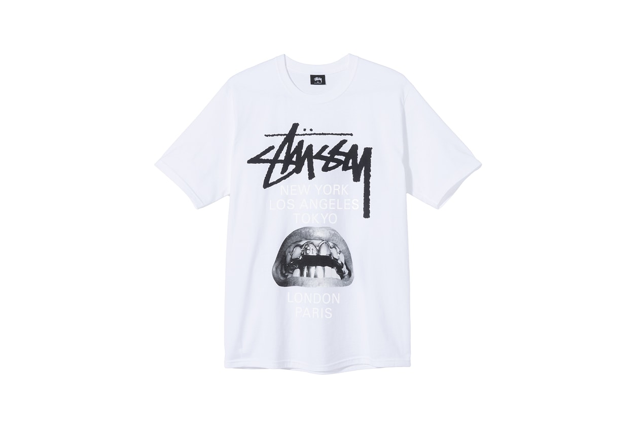 stussy 40 anniversary world tour t shirt tee collection virgil abloh marc jacobs