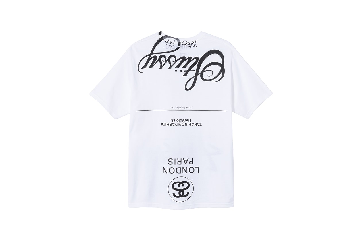 stussy 40 anniversary world tour t shirt tee collection virgil abloh marc jacobs