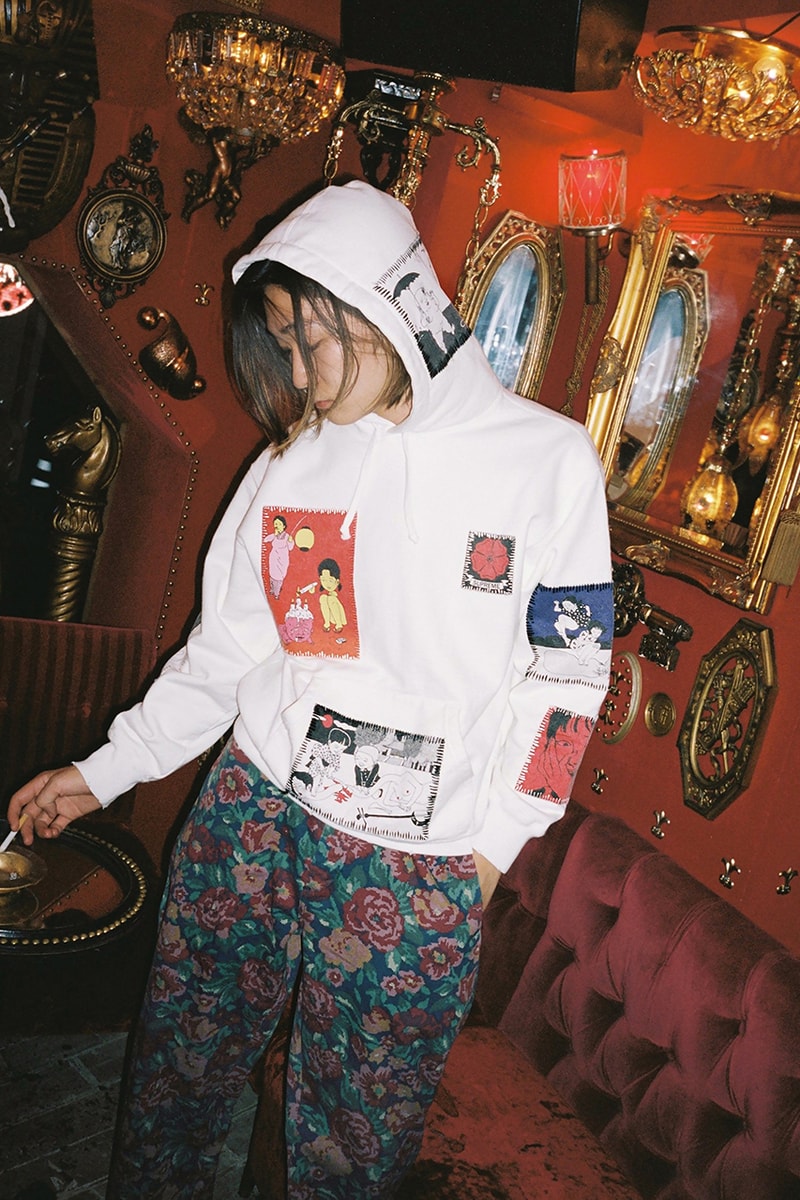 supreme toshio saeki fall winter collaboration japanese erotica hoodies jackets work pants release date