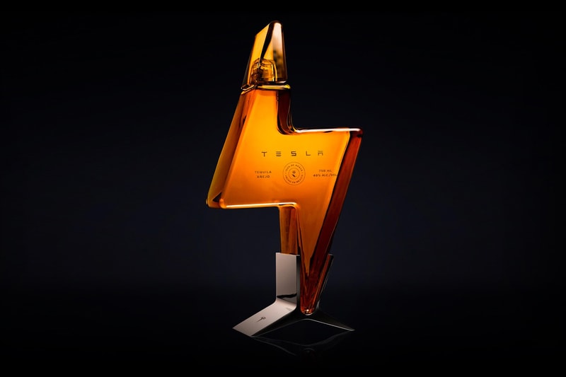 Tesla Tequila Bottle
