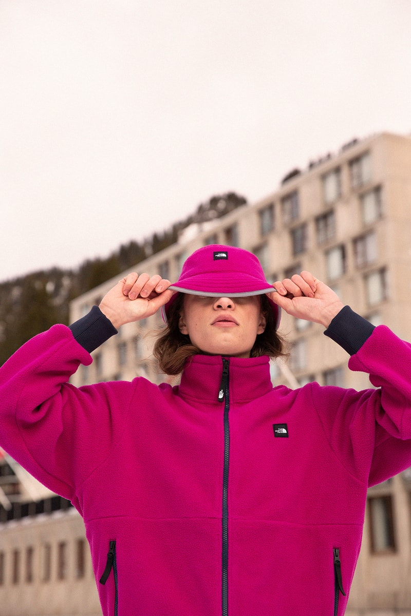 the north face snow rogue collection outerwear jackets puffer fleece pants hats beanies pink yellow blue 
