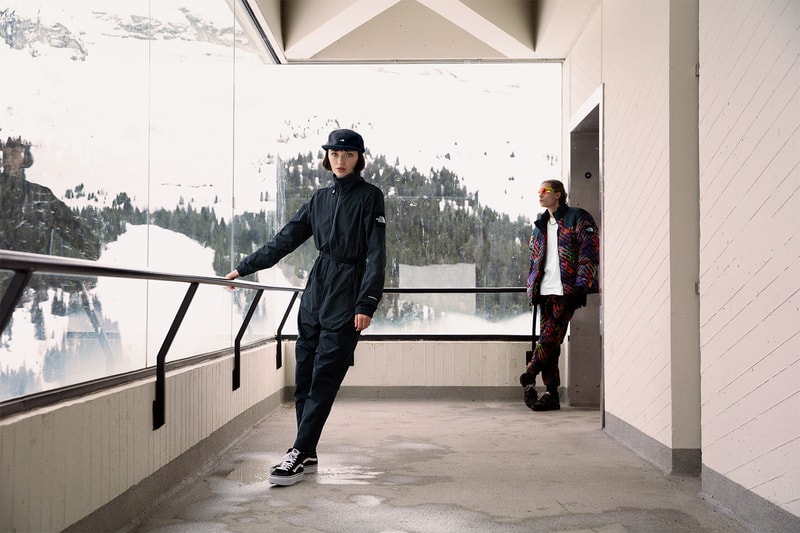 the north face snow rogue collection outerwear jackets puffer fleece pants hats beanies pink yellow blue 