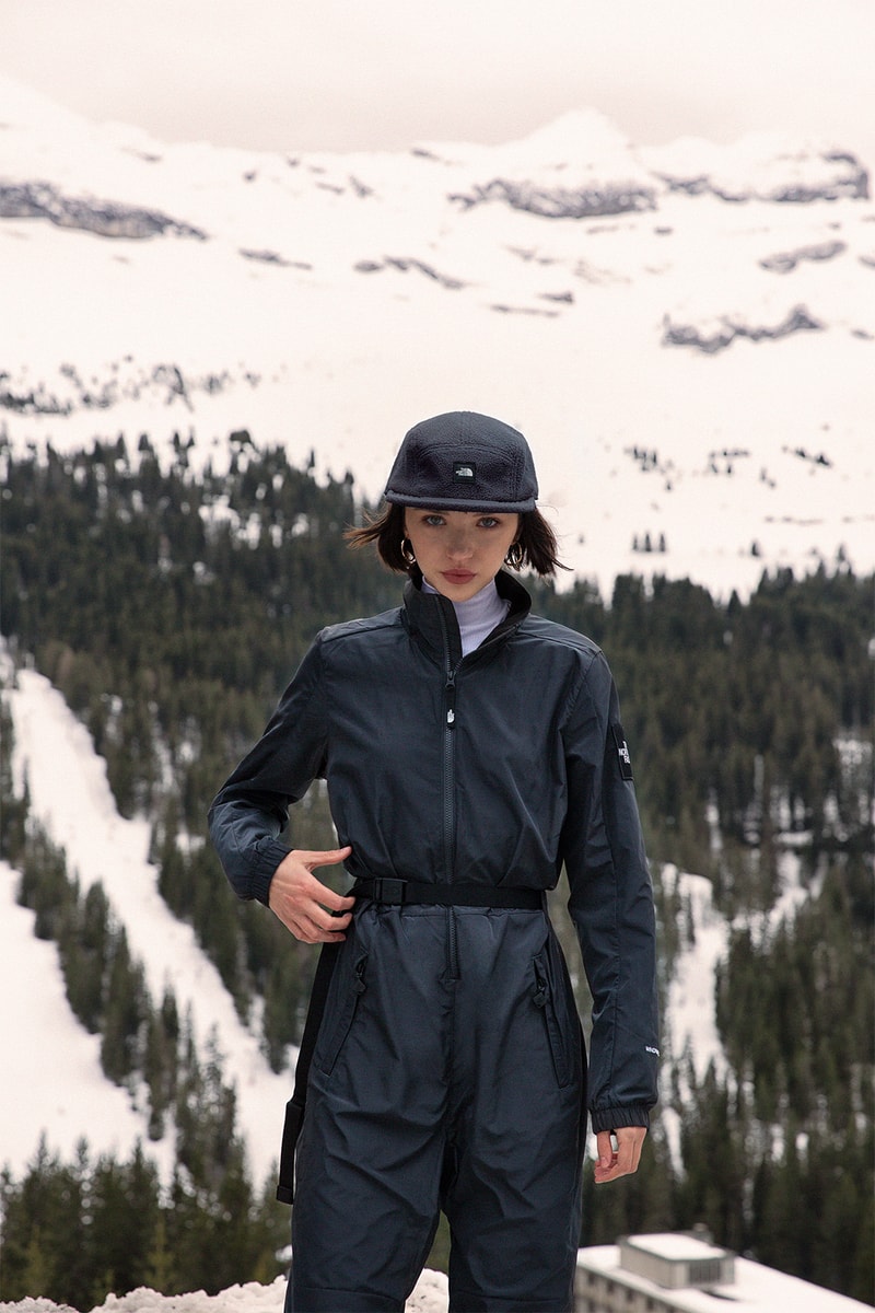 the north face snow rogue collection outerwear jackets puffer fleece pants hats beanies pink yellow blue 