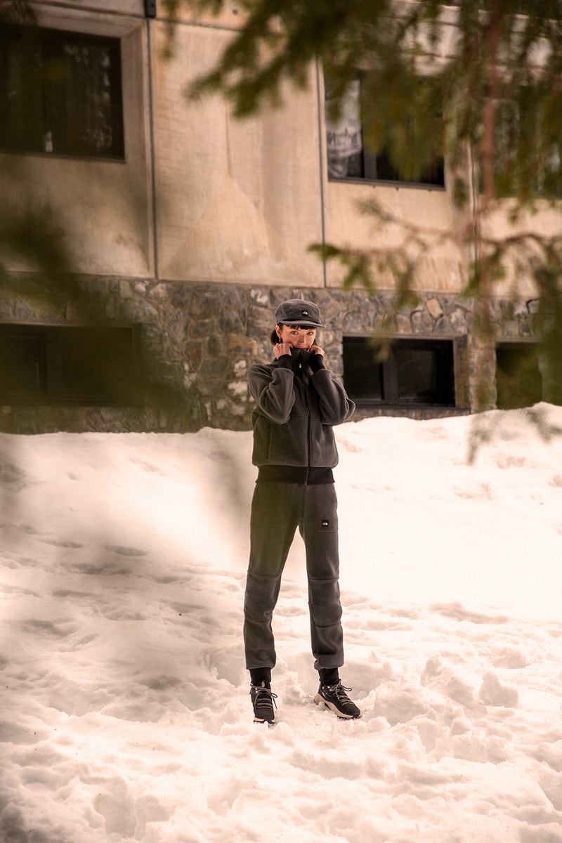 the north face snow rogue collection outerwear jackets puffer fleece pants hats beanies pink yellow blue 
