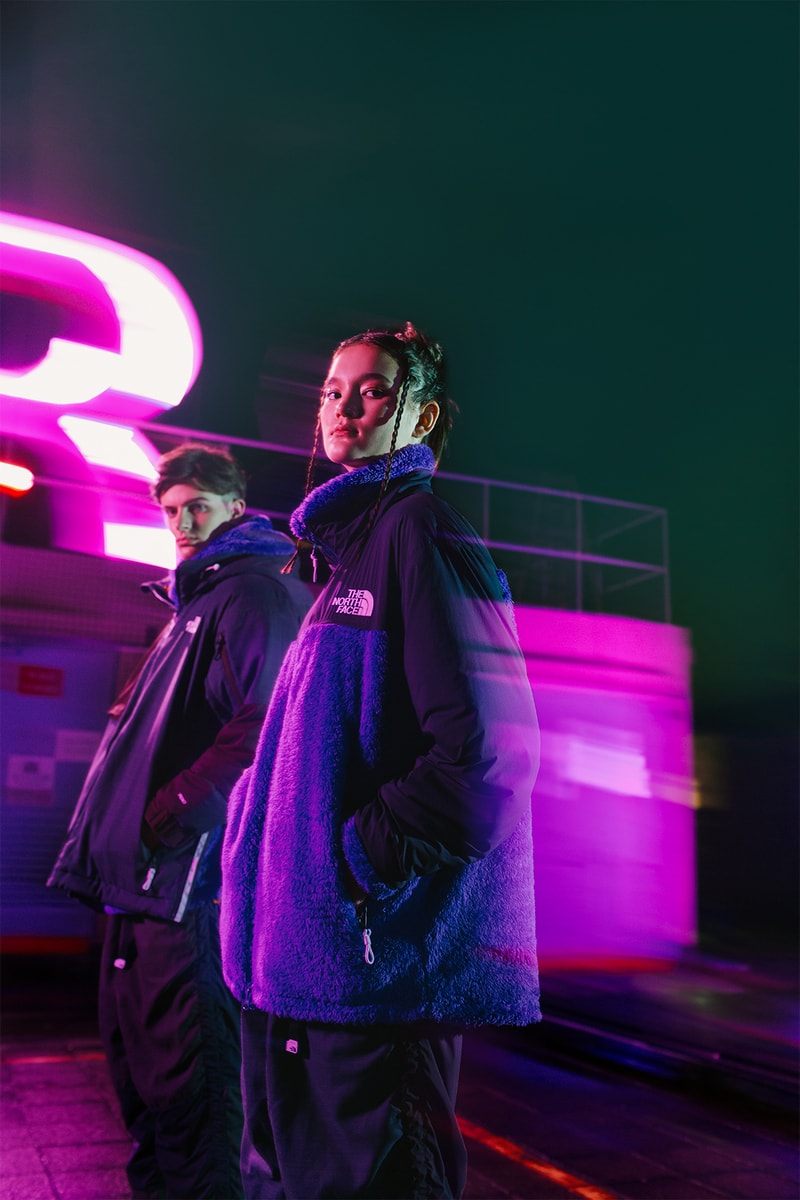 the north face urban exploration bright city fall winter collection outerwear jackets hoodies fleece parka blue red 